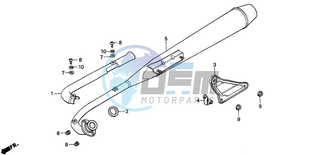 EXHAUST MUFFLER