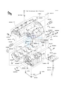 ZR 750 K [Z750S] (K6F) K6F drawing CRANKCASE