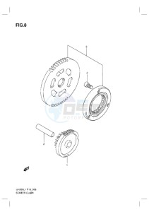 UH200G BURGMAN EU drawing STARTER CLUTCH