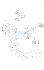 DF 9.9 drawing Remote Control Parts