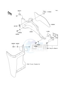 KVF 360 B [PRAIRIE 360] (B6F-B9F) B8F drawing SIDE COVERS