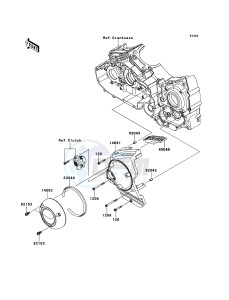 VN1700_VOYAGER_CUSTOM_ABS VN1700KDF GB XX (EU ME A(FRICA) drawing Chain Cover