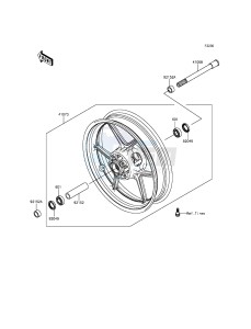 Z800 ZR800CDS UF (UK FA) XX (EU ME A(FRICA) drawing Front Hub