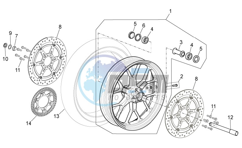 Front wheel