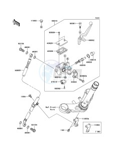 NINJA_250R EX250K9FA GB XX (EU ME A(FRICA) drawing Front Master Cylinder