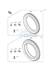 NINJA_250SL_ABS BX250BFF XX (EU ME A(FRICA) drawing Tires