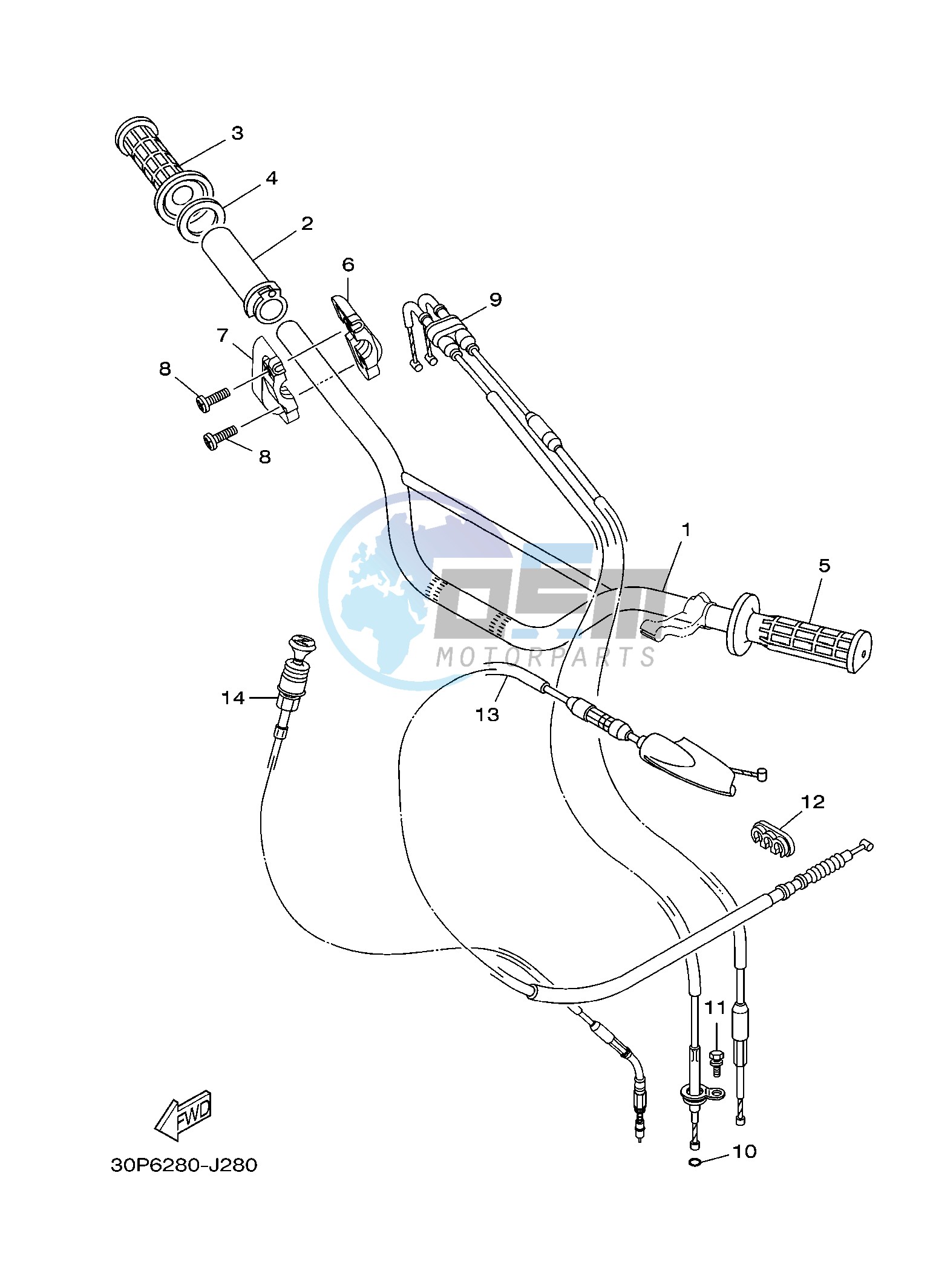 STEERING HANDLE & CABLE