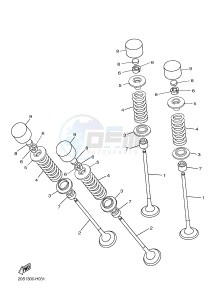 FZ8-NA FZ8 (NAKED, ABS) 800 (59P9) drawing VALVE