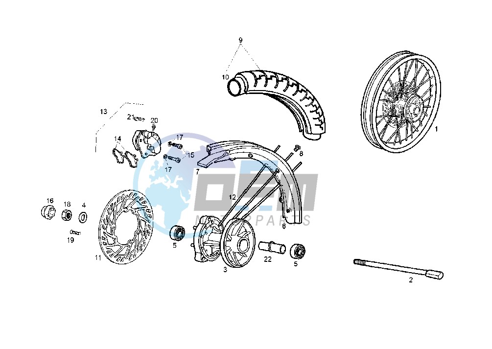 FRONT WHEEL