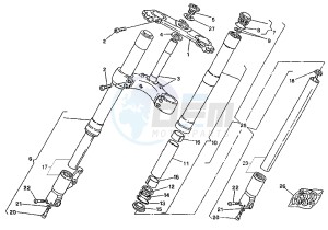 MITO EVOL.125 drawing FRONT FORK