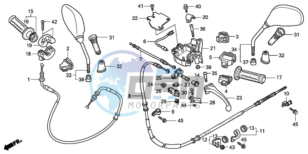 HANDLE LEVER/SWITCH/CABLE