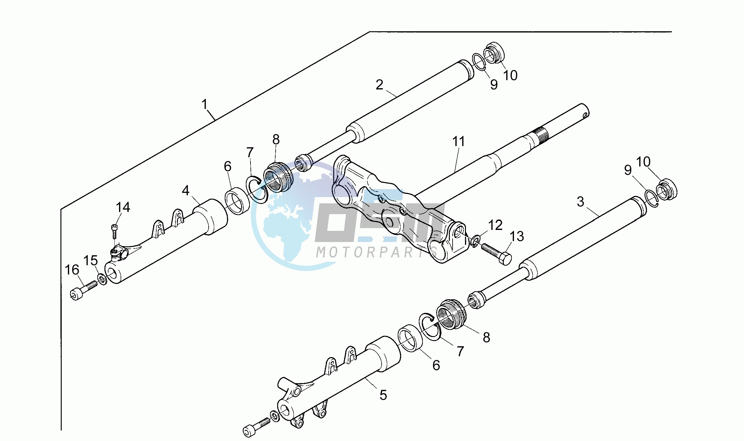 Front fork Marzocchi