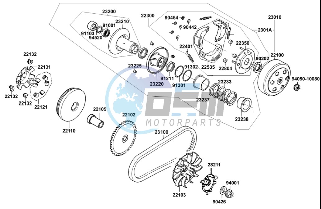 Driven Pulley