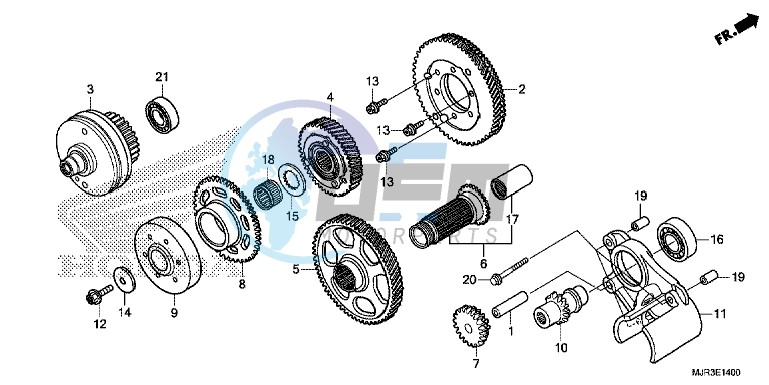 PRIMARY DRIVE GEAR