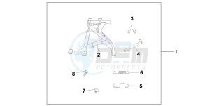 CBF600S drawing MAIN STAND