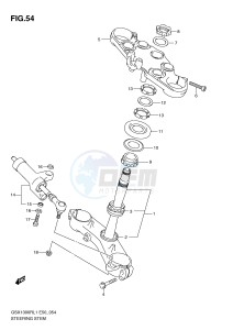 GSX1300R (E50) Hayabusa drawing STEERING STEM