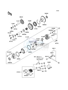 NINJA_ZX-10R ZX1000JBF FR GB XX (EU ME A(FRICA) drawing Starter Motor