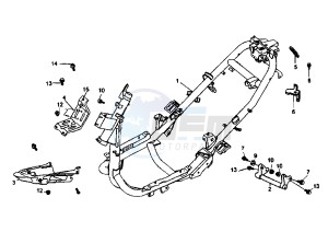 SUPER FANCY - 50 cc drawing FRAME