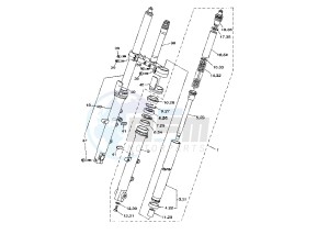 TDM 900 drawing FRONT FORK