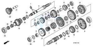 TRX420FPA9 Australia - (U) drawing TRANSMISSION