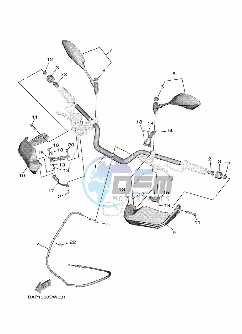 STEERING HANDLE & CABLE