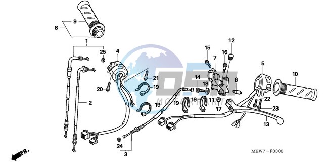 HANDLE LEVER/SWITCH/CABLE