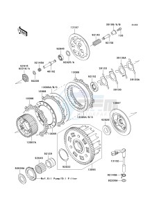 ZX 600 M [NINJA ZX-6RR] (M1) [NINJA ZX-6RR] drawing CLUTCH