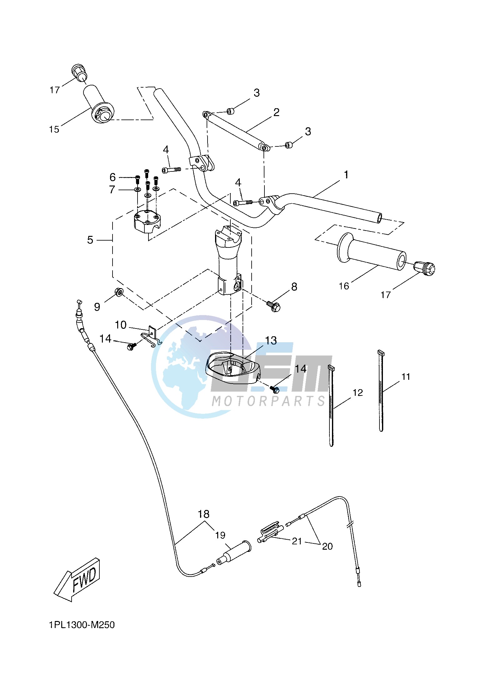 STEERING HANDLE & CABLE