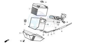 PK50SM drawing BATTERY