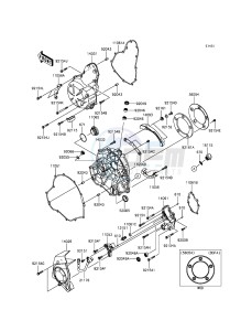 VULCAN S ABS EN650BGFA XX (EU ME A(FRICA) drawing Engine Cover(s)