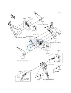 NINJA ZX-6R ZX600RFF FR GB XX (EU ME A(FRICA) drawing Turn Signals