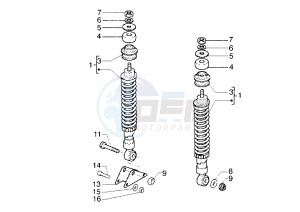 Hexagon GTX 125-180 drawing Rear Damper