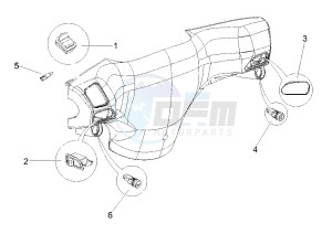 Zip 50 4T drawing Handlebar Switch