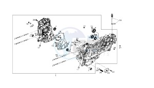 GP1 LOW SEAT - 125 CC VTHPS1B1A EU3 drawing CRANKCASE