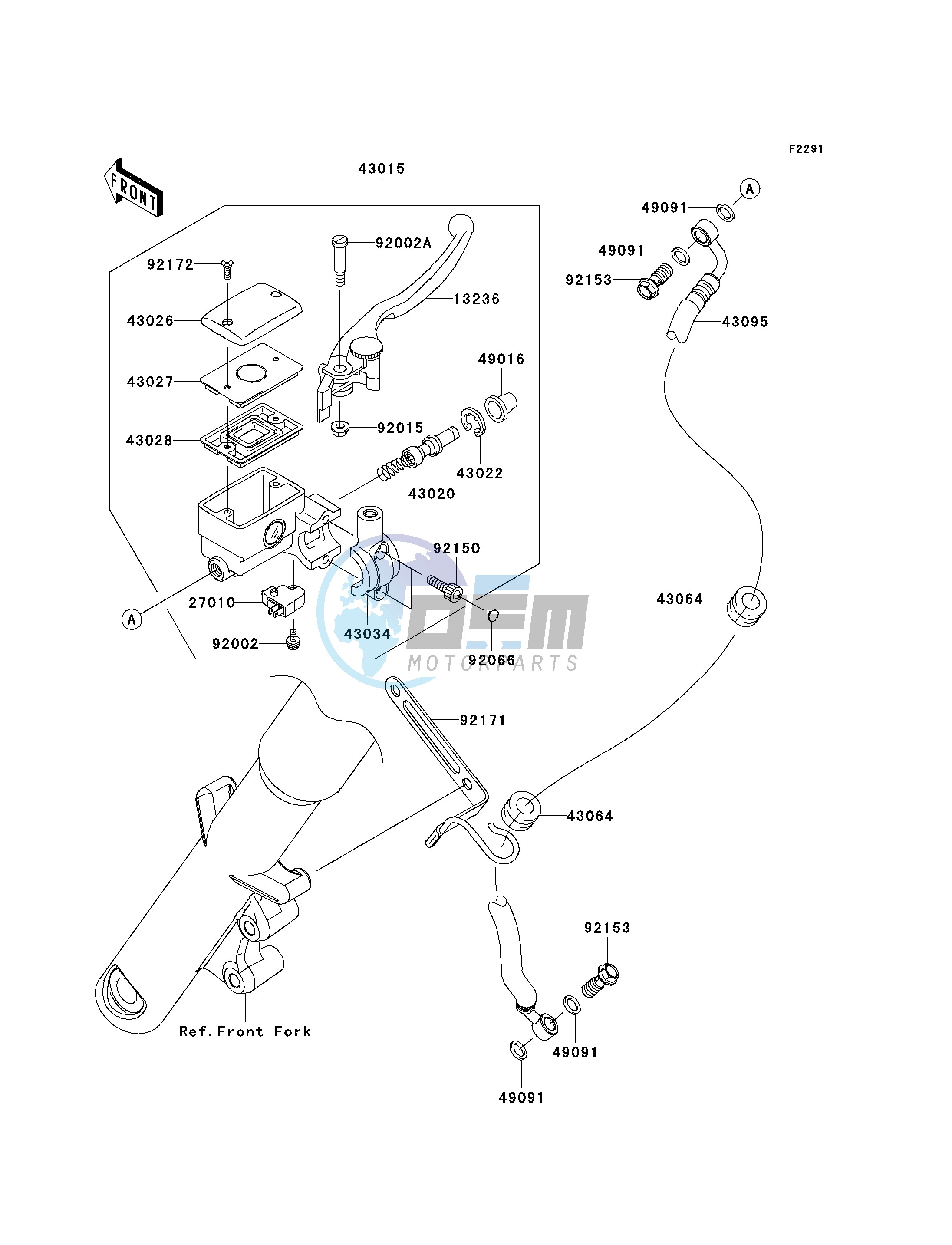 FRONT MASTER CYLINDER