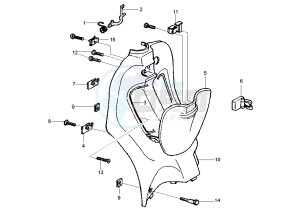 Liberty 125-150 drawing Front glove compartment