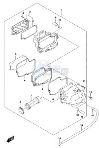 LT-Z90 drawing AIR CLEANER