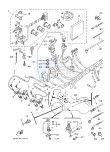 XT1200Z XT1200Z SUPER TENERE ABS (BP87) drawing ELECTRICAL 1