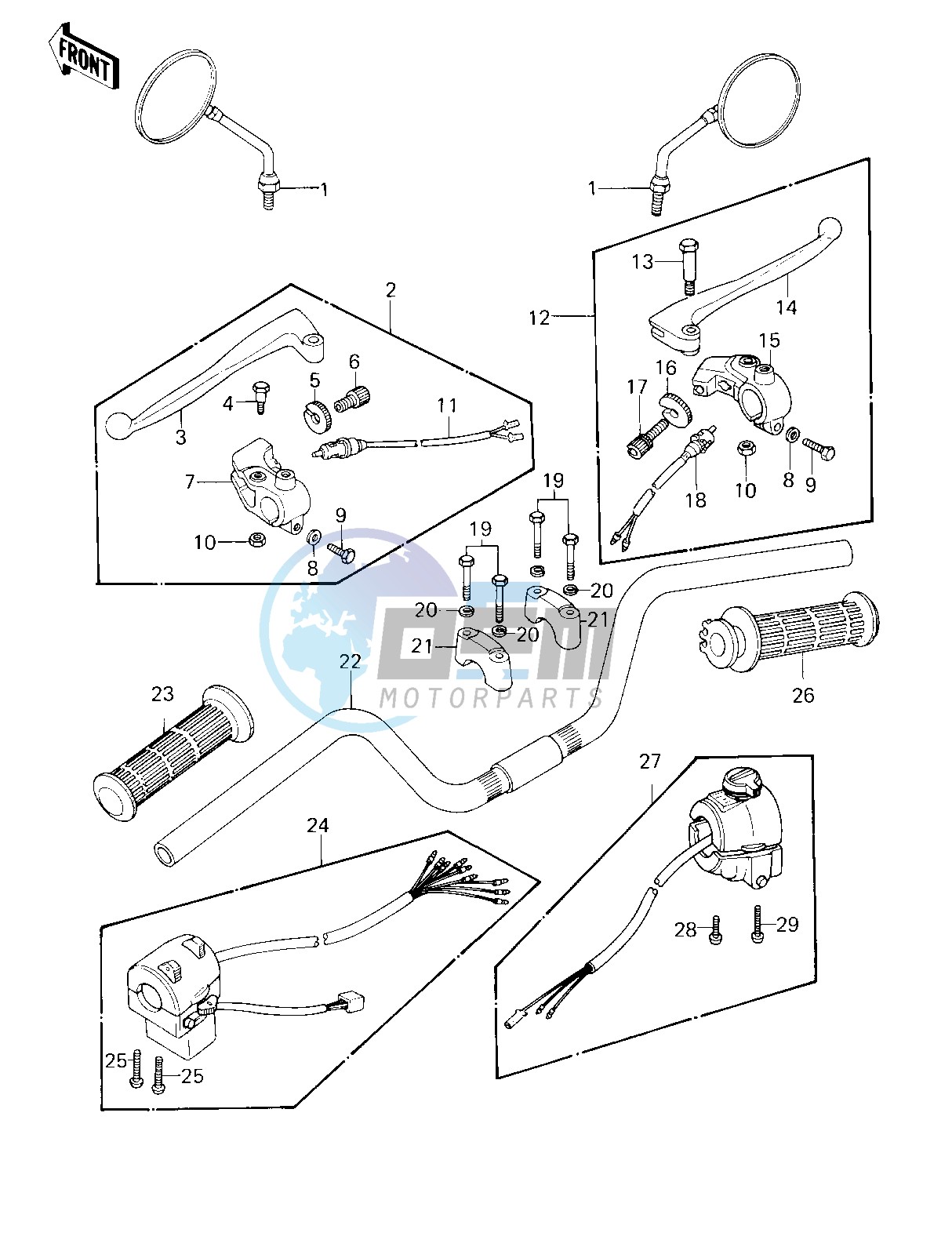 HANDLEBAR -- 80 D3- -