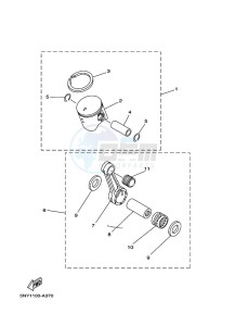 YZ125 (B4XA) drawing OPTIONAL PARTS 1