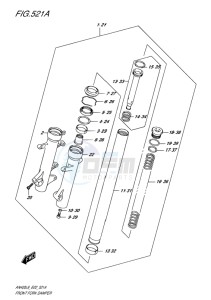 AN400 BURGMAN EU drawing FRONT FORK DAMPER