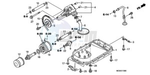 ST1300A9 UK - (E / ABS MKH MME) drawing OIL PUMP/OIL PAN