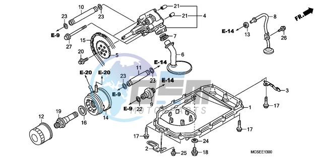 OIL PUMP/OIL PAN