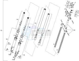 SMT 50 drawing Fork assy