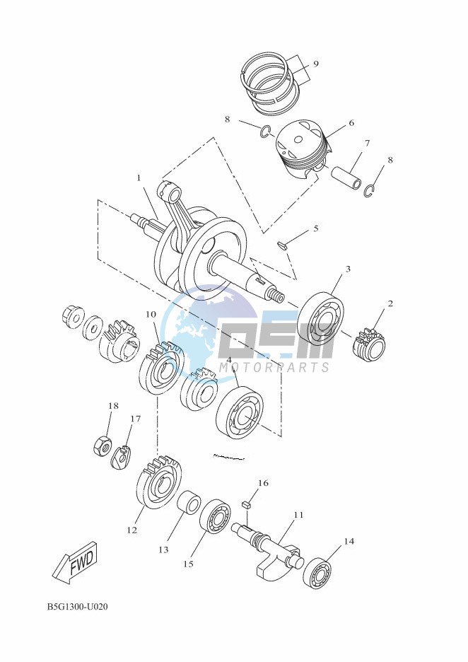 CRANKSHAFT & PISTON