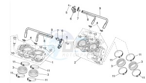 TUONO 1100 V4 RR E4 ABS (EMEA, LATAM) drawing Throttle body