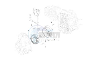 MP3 300 YOURBAN LT RL-SPORT NOABS E4 (EMEA) drawing Flywheel magneto