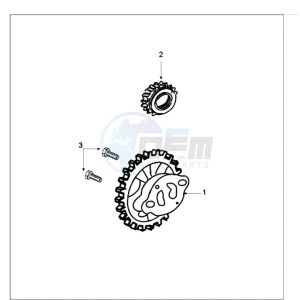 TWEET 50 A drawing OIL PUMP