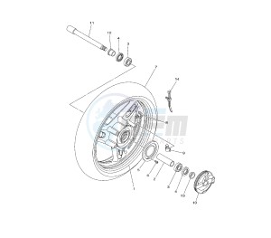 XP T-MAX ABS 500 drawing FRONT WHEEL