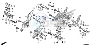 CBR250RAF CBR250RA Europe Direct - (ED) drawing STEP